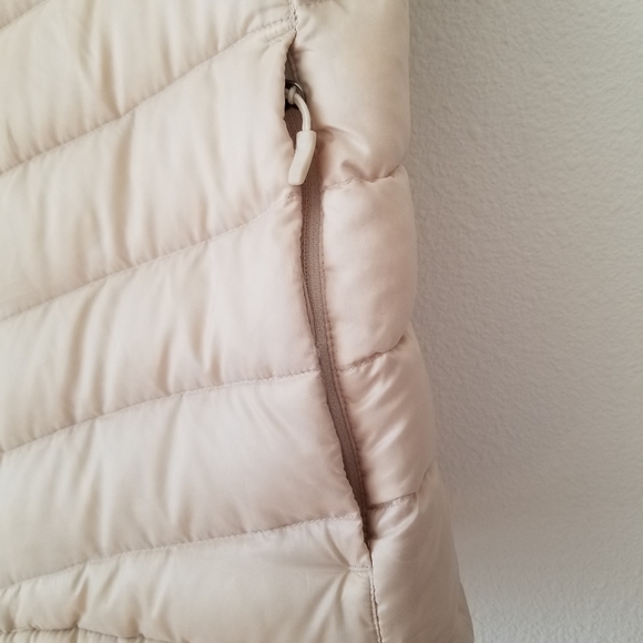 🌸 Marmot Off-White Ivory Pearl 800 Down Fill Vest Jacket Coat Size Medium M - Picture 6 of 15